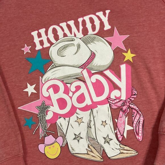 Simply Southern Howdy Baby Crewneck Sweater size Small - Picture 4 of 8